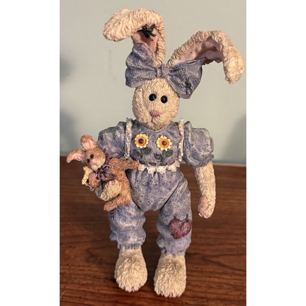Winnie Hopkins Bunnylove Boyds True Blue Shoe Box Bear 3207 Jointed Hand Painted